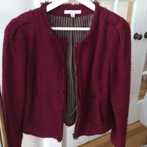 Boucle cropped jacket